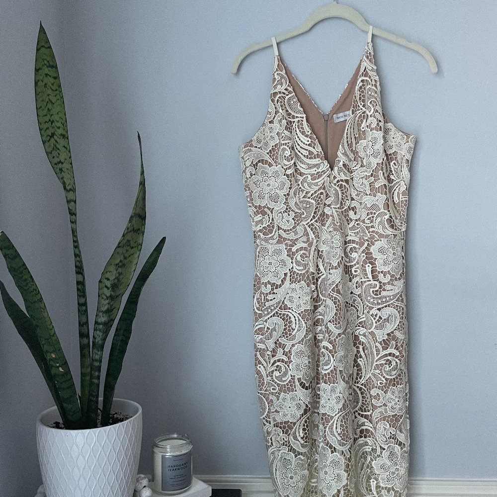 Dress the Population Lace Marie Dress NWOT